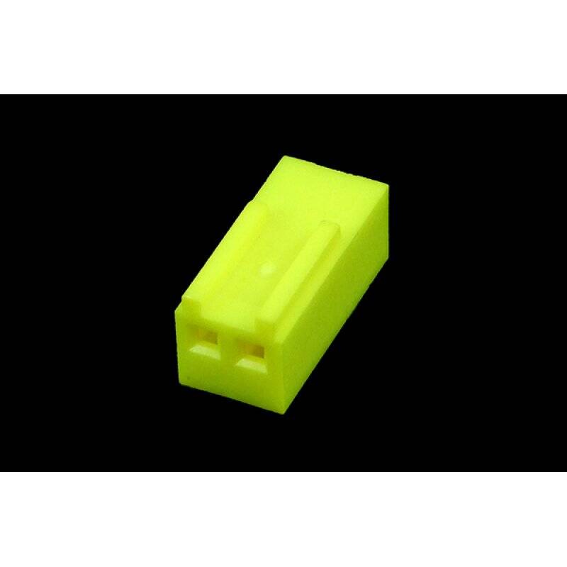 mod/smart Fan Power Connector 2Pin socket - UV-reactive brite green