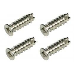 Fan screws, 4 pieces 16mm - silver