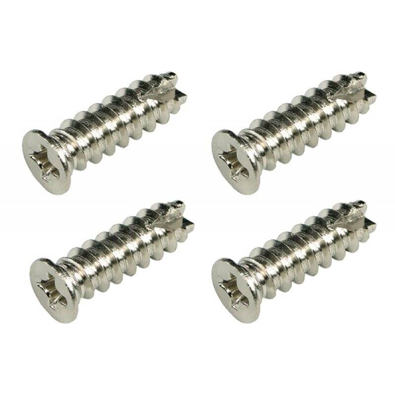 Fan screws, 4 pieces 16mm - silver