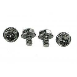 Phobya screw UNC 6-32 x 5 cross-slotted black nickel (4pcs)