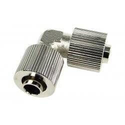 10/8mm L hose connector - compact - silver nickel