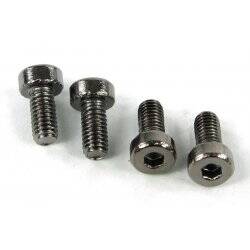 screw DIN 7984 M3 x 6 hexagon socket flat black nickel (4pcs)