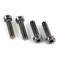 screw DIN 7984 M3 x 12 hexagon socket flat black nickel (4pcs)