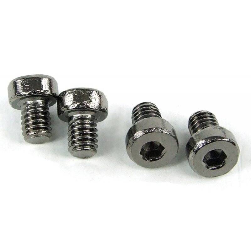 screw DIN 7984 M4 x 5 hexagon socket flat black nickel (4pcs)