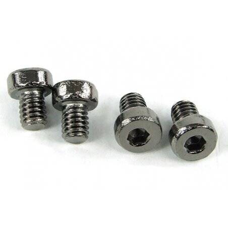 screw DIN 7984 M4 x 5 hexagon socket flat black nickel (4pcs)