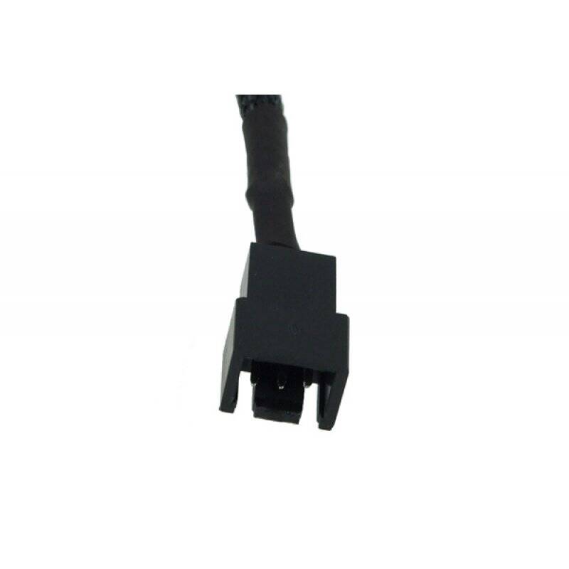 Phobya adaptor 3Pin (12V) to 3Pin (7V) 20cm - black