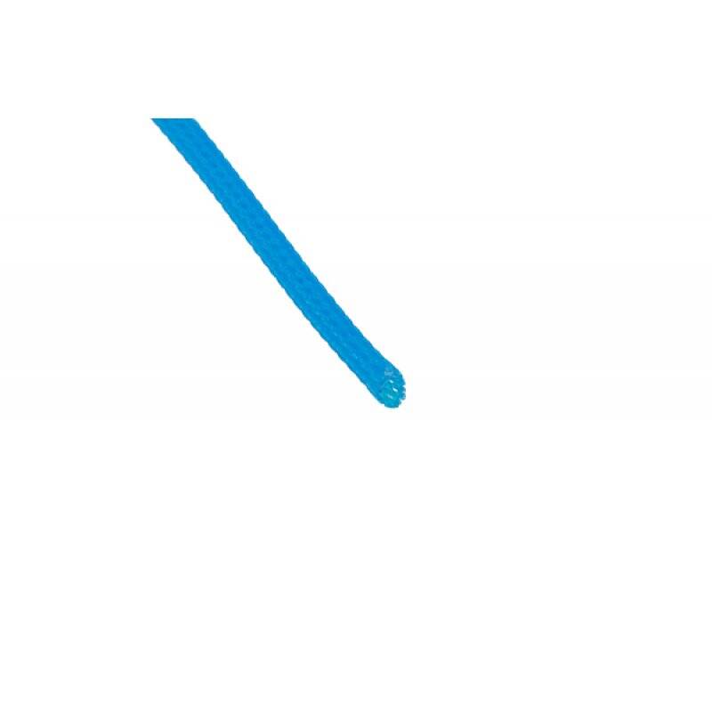 Phobya Simple Sleeve Kit 6mm (1/4") UV blue 2m incl. Heatshrink 30cm