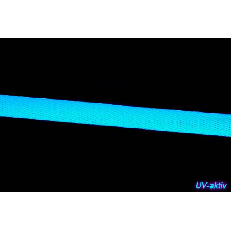 Phobya Simple Sleeve Kit 6mm (1/4") UV blue 2m incl. Heatshrink 30cm