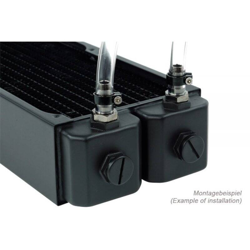 Phobya hose clamp spring 16 - 17mm black hex