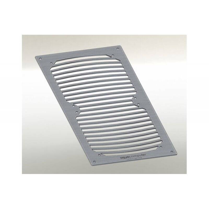 Aquacomputer mounting bracket for airplex modularity system 240, brushed stainless steel