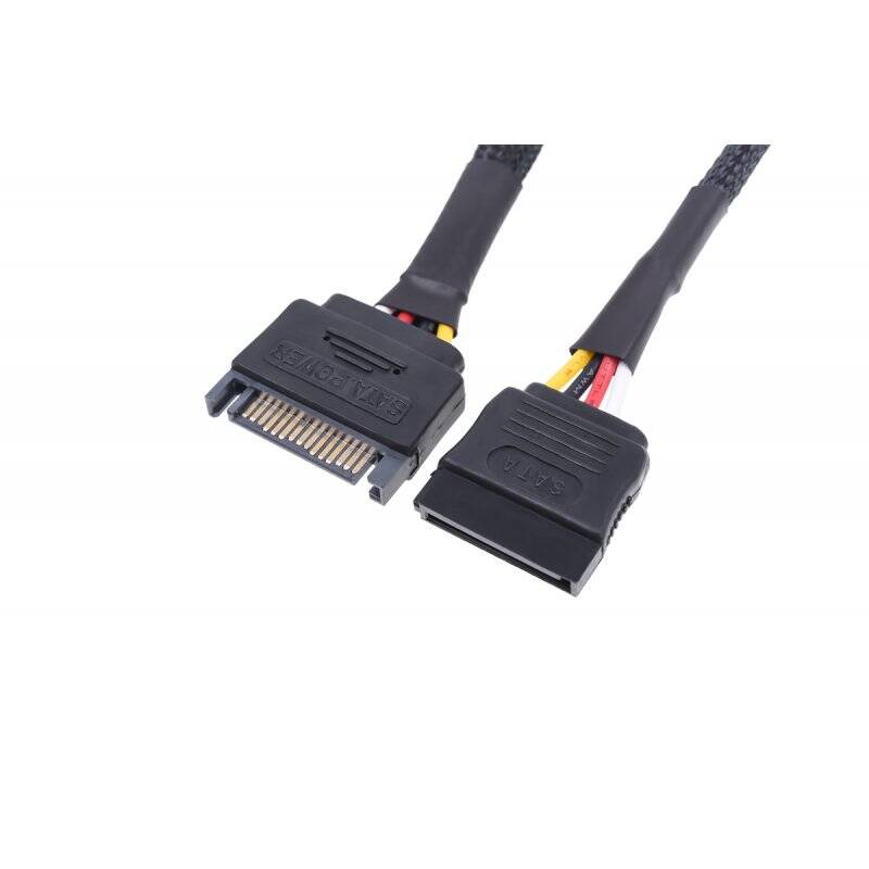 Phobya SATA power extension internal 60cm - black