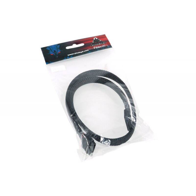 Phobya SATA power extension internal 60cm - black