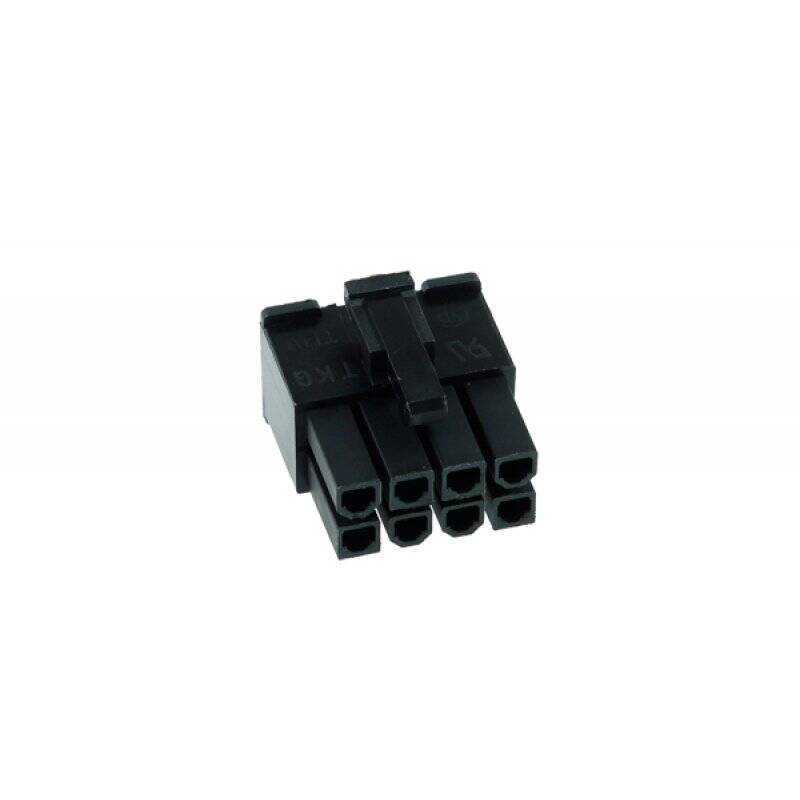 Phobya ATX Power Connector 8Pin male incl. 8 Pins - black