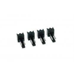 Phobya Fan Power Connector 2Pin male - 4 pcs black