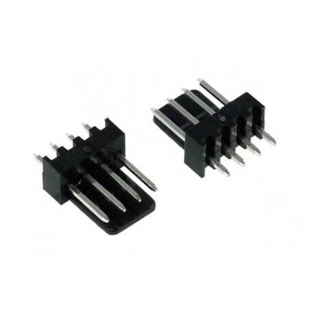 Phobya Fan Power Connector 4Pin PWM female - 2 pcs black