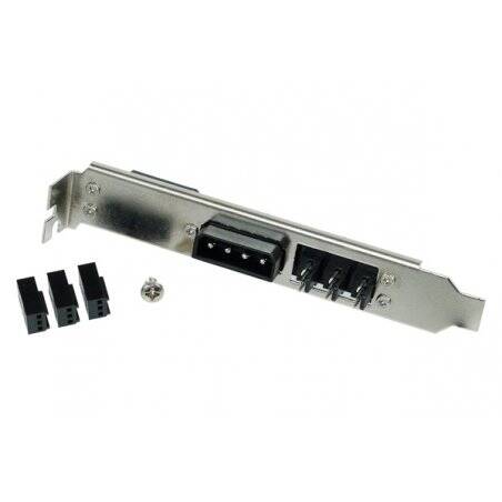 Phobya compatible Slotblende 4Pin Molex & 3x 3Pin