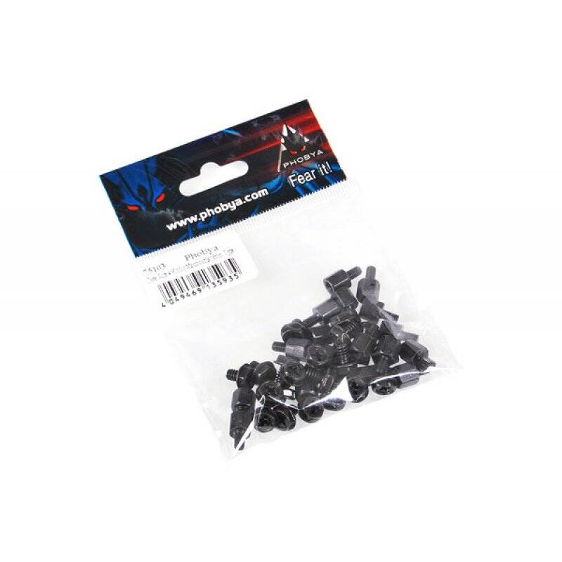 Phobya Case Screw Kit for Mainboards (6mm Type)