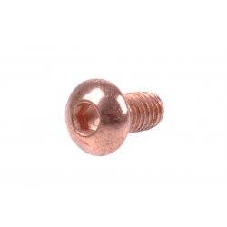 Screw ISO 7380 M4 x 8 allen keyl fillister head copper plated