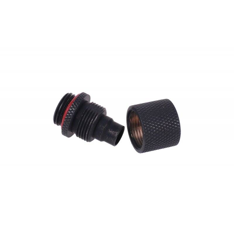 11/8mm (8x1,5mm compression fitting G1/4 - knurled - matte black