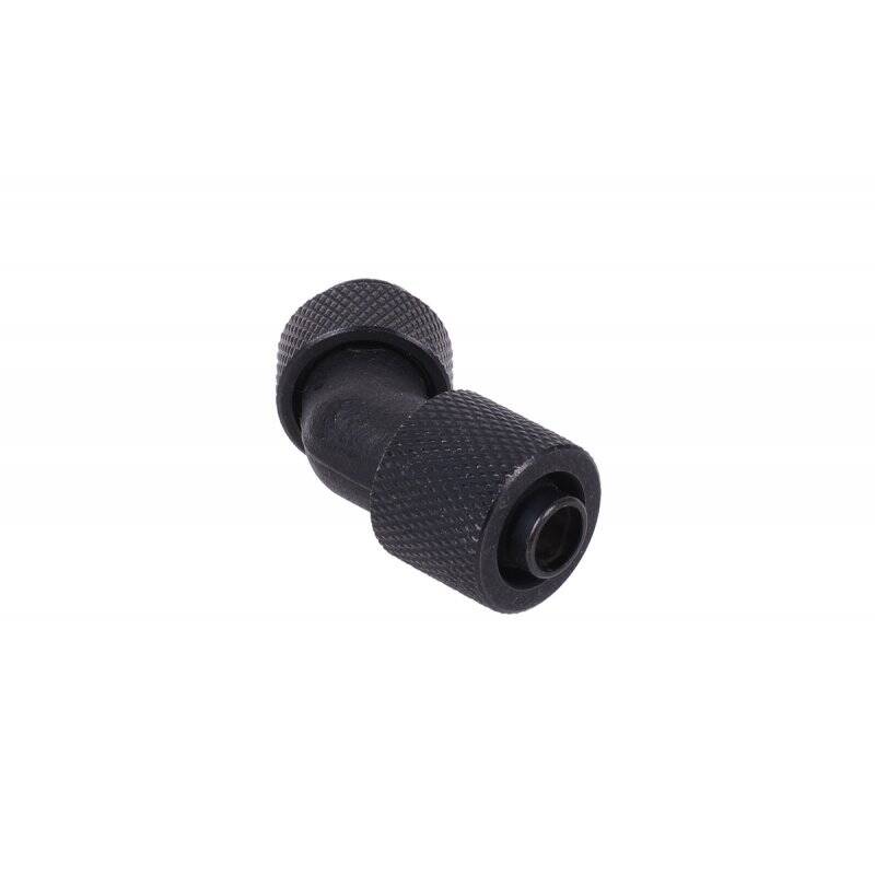 11/8mm (8x1,5mm) compression fitting 45° G1/4 revolvable - knurled - matte black