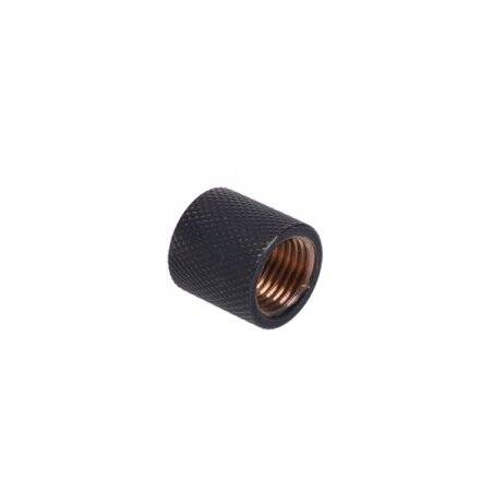 Bushing G1/4 to G1/4 - knurled - matte black