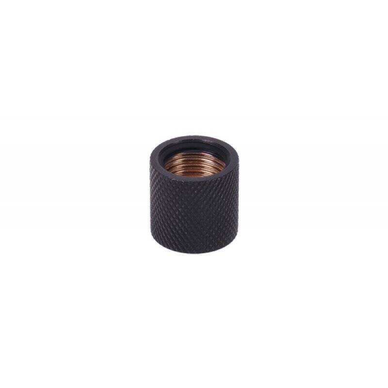 Bushing G1/4 to G1/4 - knurled - matte black