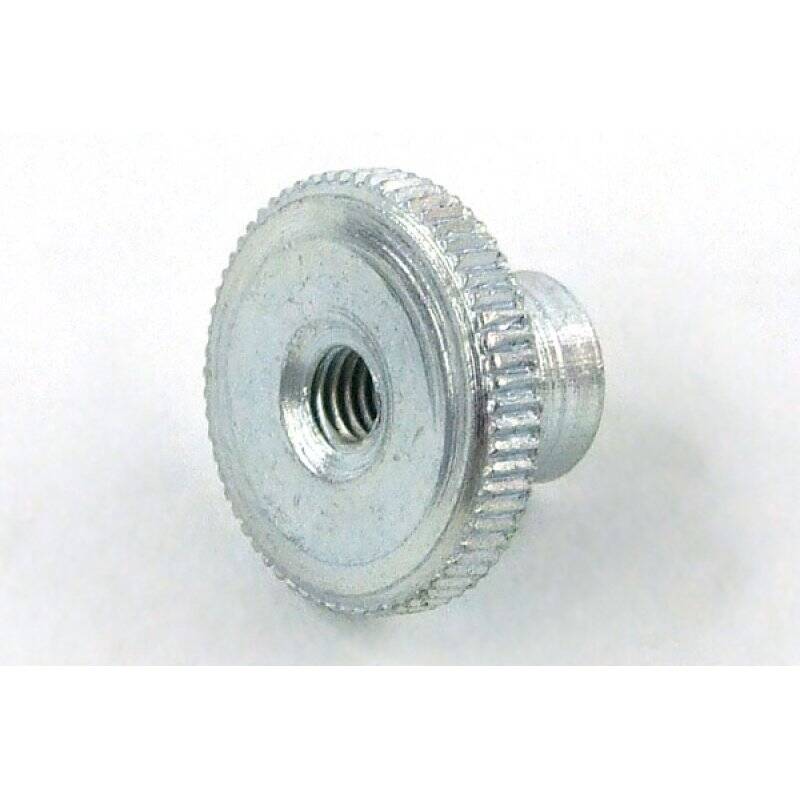knurled nut DIN 466 high shape M4 zinc coated