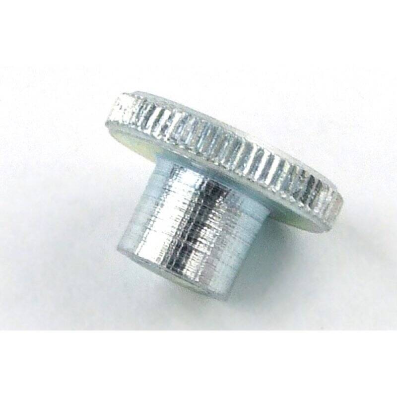 knurled nut DIN 466 high shape M4 zinc coated