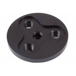 Aquacomputer top for aqualis made from Delrin, four holes