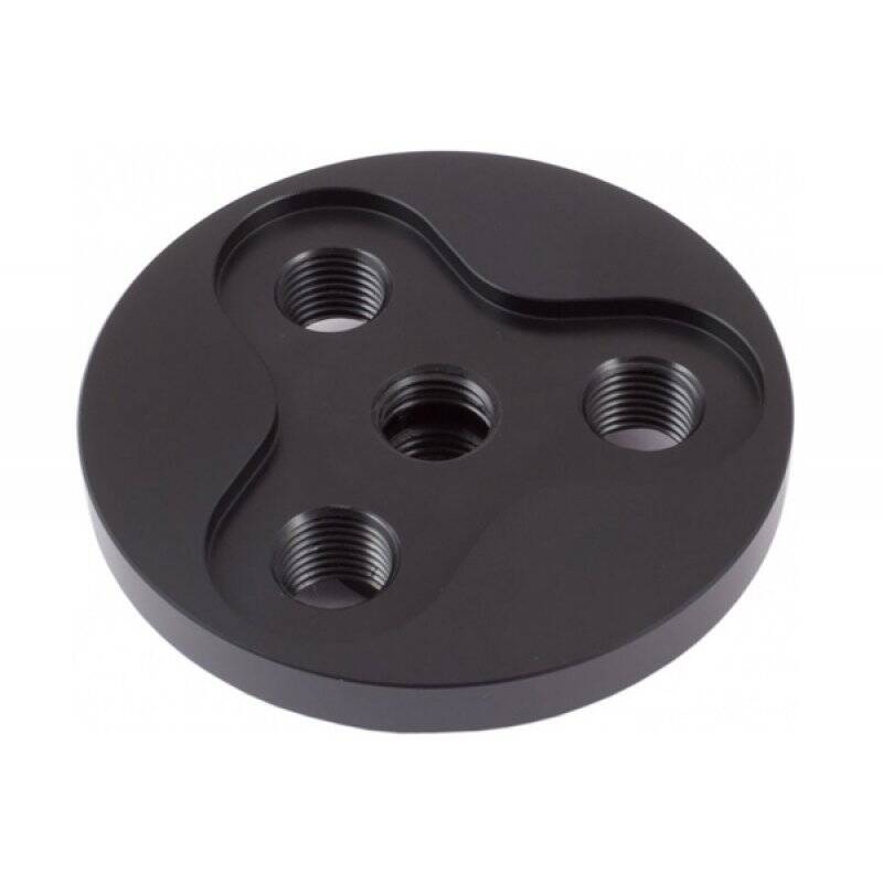 Aquacomputer top for aqualis made from Delrin, four holes