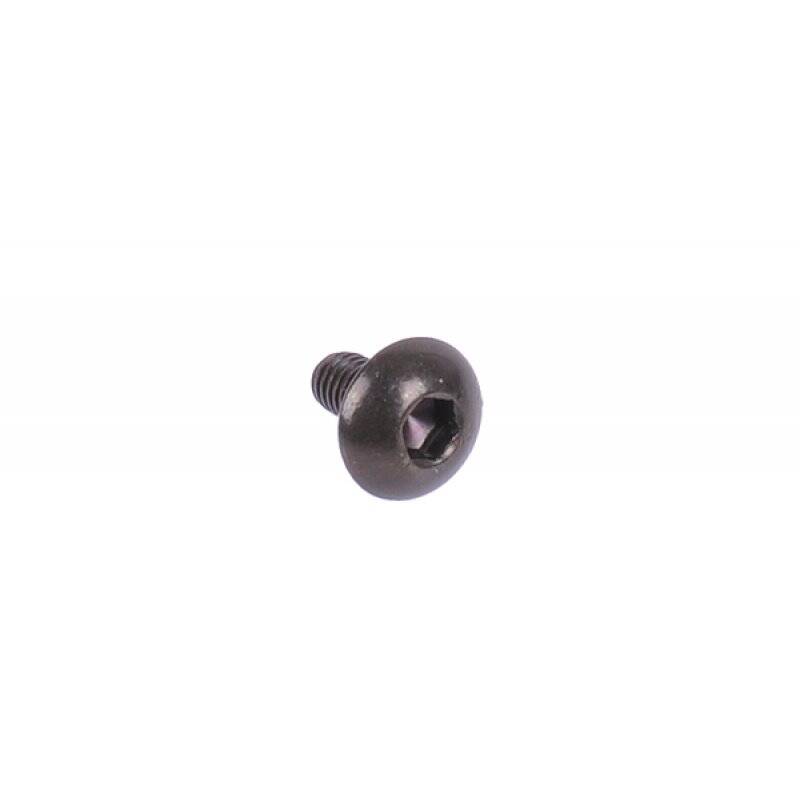 screw ISO 7380 M3 x 6 hexagonal fillister head - black nickel
