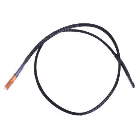Phobya temperature sensor single 50cm - black sleeved