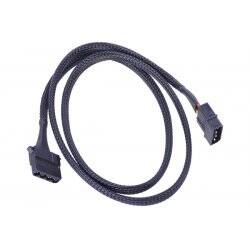 Phobya 4Pin Molex power extension 90cm - black