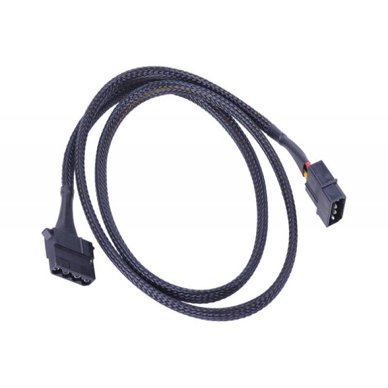 Phobya 4Pin Molex power extension 90cm - black