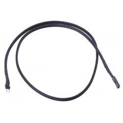 Phobya 2-Pin extension female/plug 60cm  - black            