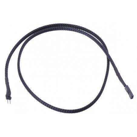 Phobya 2-Pin extension female/plug 60cm  - black            