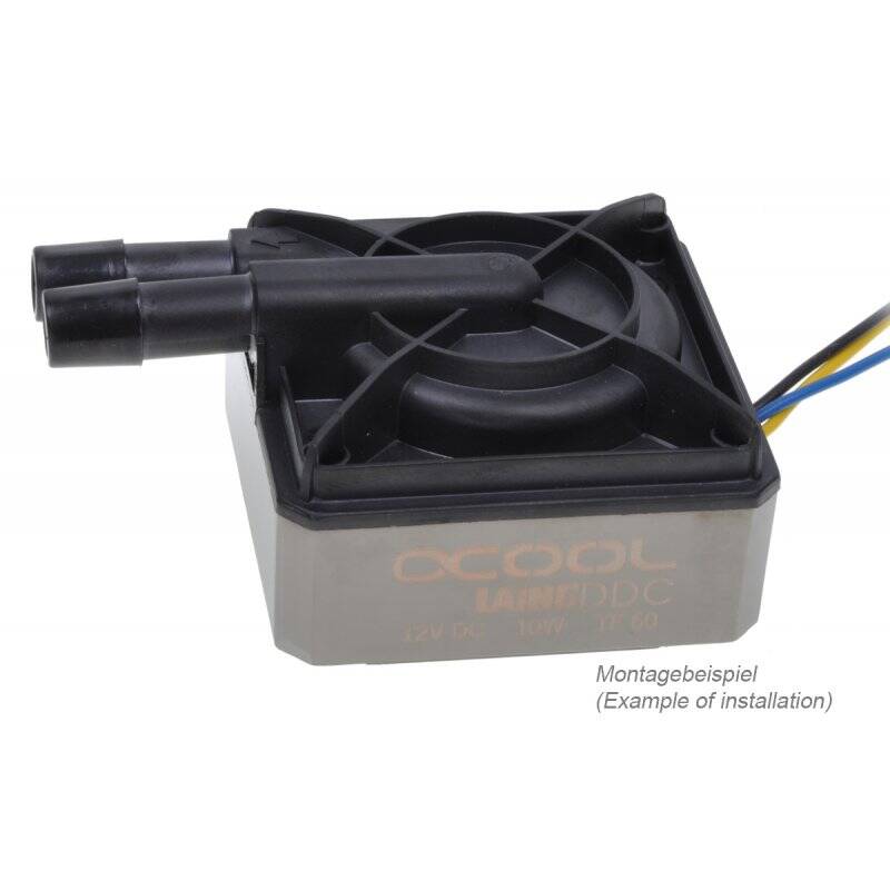 Alphacool Laing DDC metal bottom - black nickel