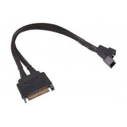 Phobya power sata Y-cable internal to 3Pin 5V and 12V 20cm  - black