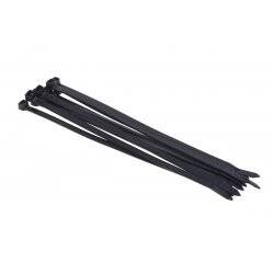 Phobya Zip tie black Twist Tail&8482 4,7x180mm PU 10 pcs