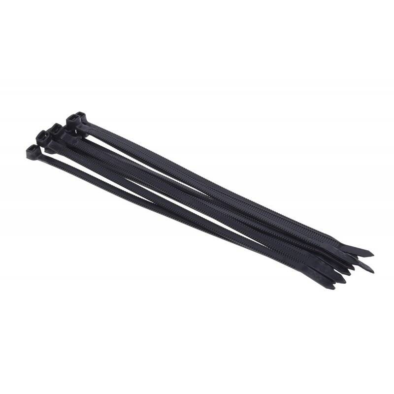 Phobya Zip tie black Twist Tail&8482 4,7x180mm PU 10 pcs