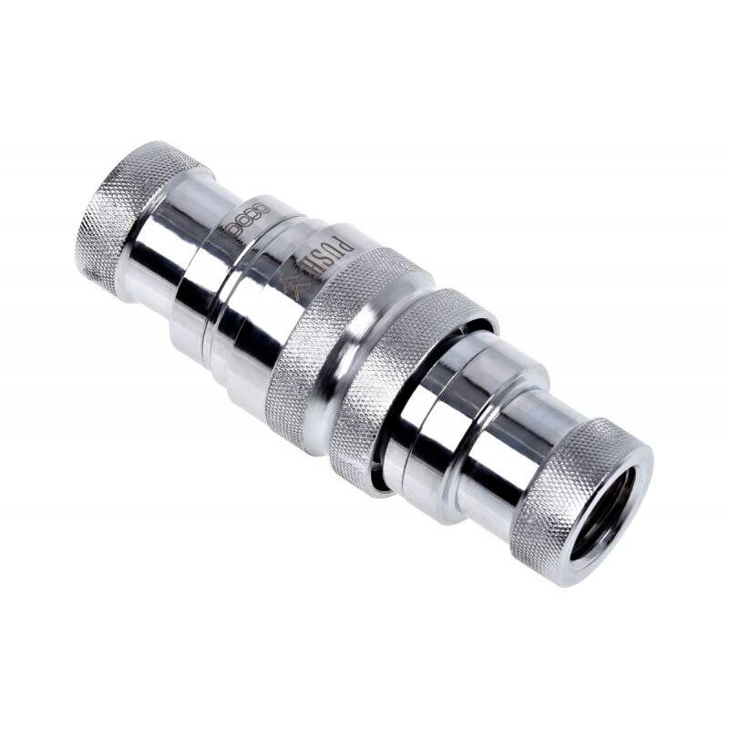 Raccord autobloquant Alphacool compatible Eiszapfen Quick Release connector kit G1/4 (Argent)