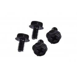Phobya screw UNC 6-32 x 6 cross-slotted for D-RAM cooler X2 (4pcs) - black nickel