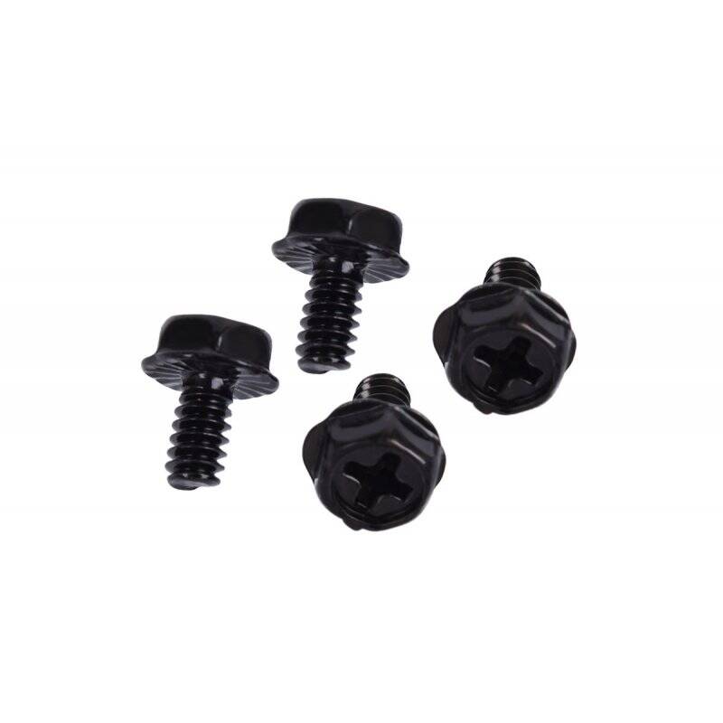 Phobya screw UNC 6-32 x 6 cross-slotted for D-RAM cooler X2 (4pcs) - black nickel