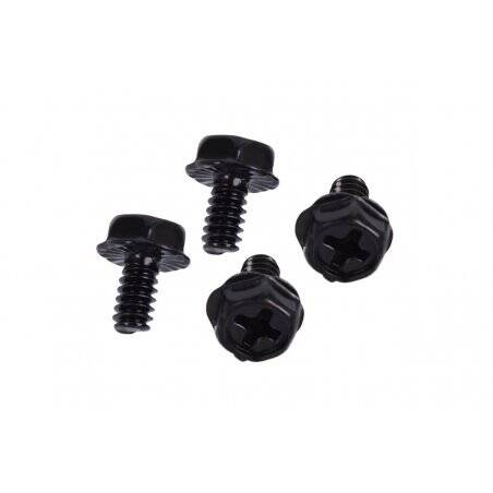 Phobya screw UNC 6-32 x 6 cross-slotted for D-RAM cooler X2 (4pcs) - black nickel