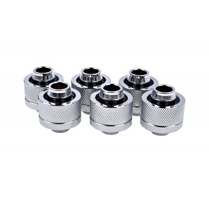 Alphacool Eiszapfen 19/13mm compression fitting G1/4 - chrome sixpack