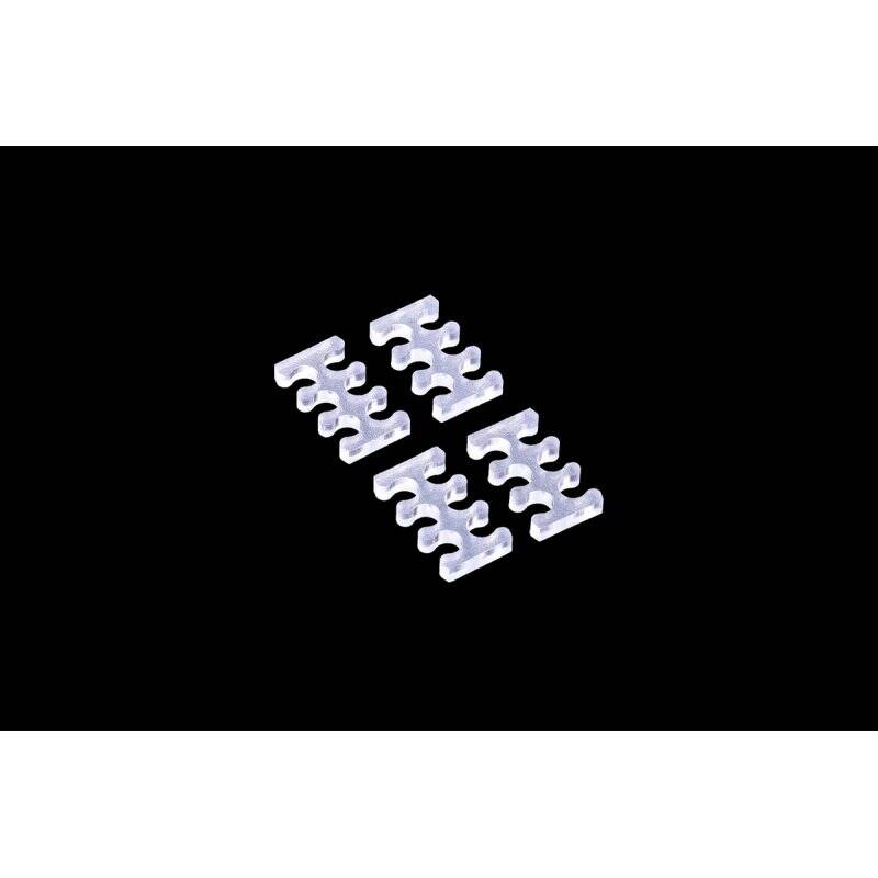 Alphacool Eiskamm X6 - 3mm clear - 4 pcs