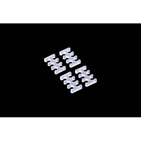 Alphacool Eiskamm X6 - 3mm clear - 4 pcs