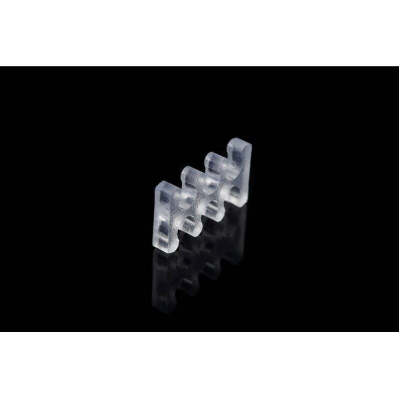 Alphacool Eiskamm X6 - 3mm clear - 4 pcs