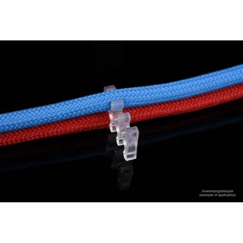 Alphacool Eiskamm X6 - 3mm clear - 4 pcs