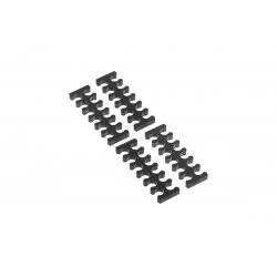 Alphacool Eiskamm X12 - 3mm black - 4 pcs